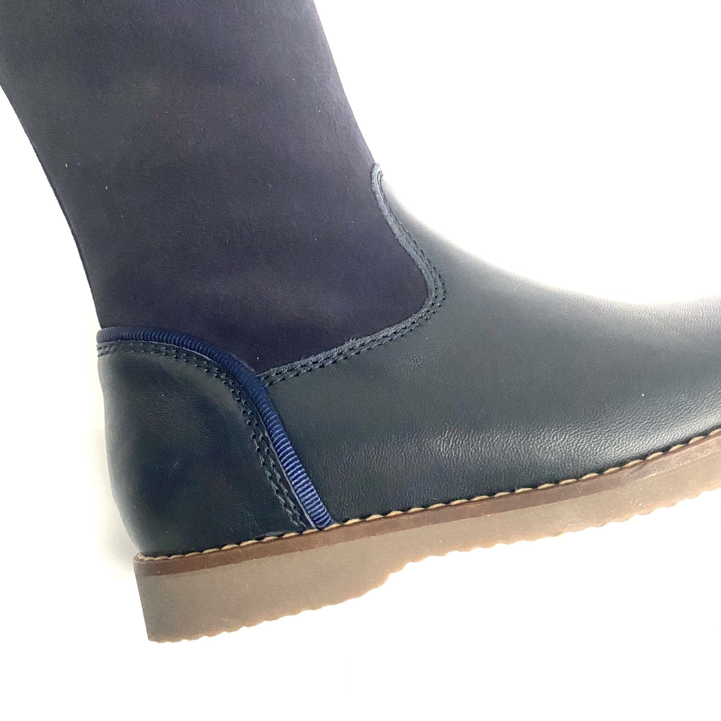 Beberlis hoge blauwe laars