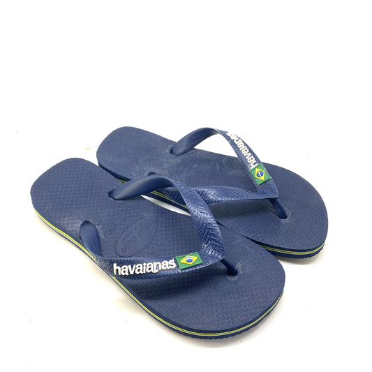 Havaianas blauw met blauwe bandjes