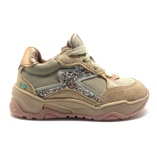 Bunnies runner beige glitter