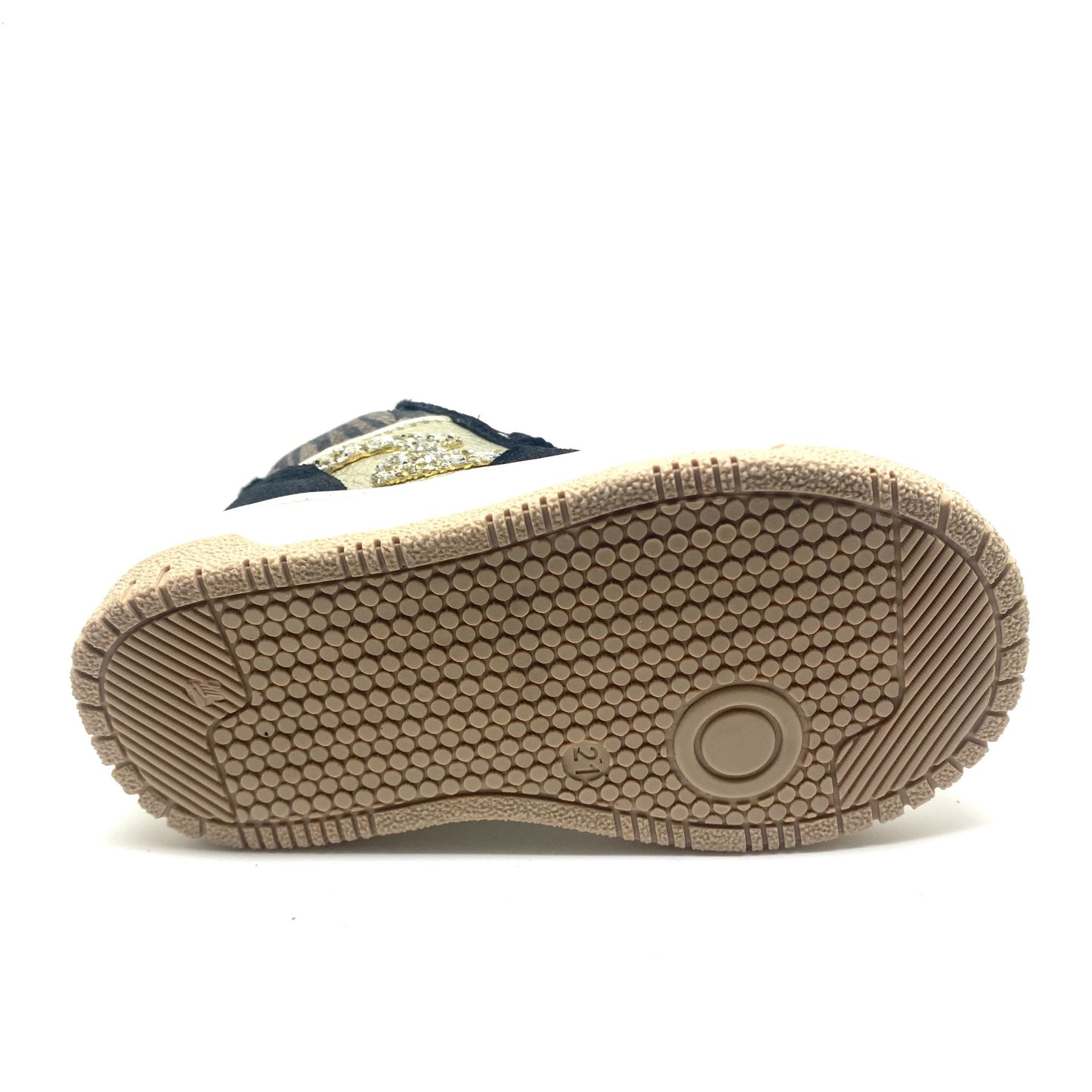 Develab sneaker zwart en goud