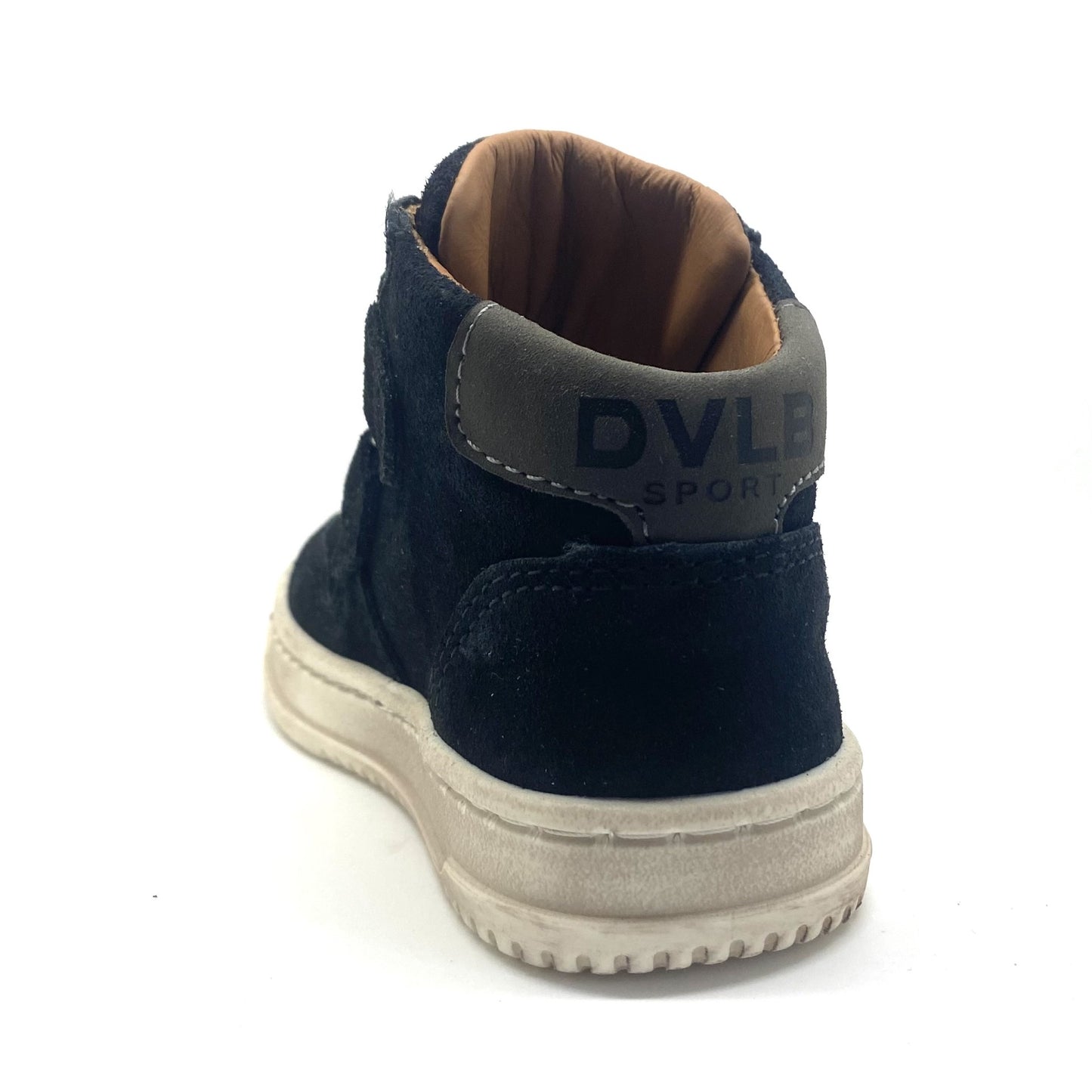 Develab hoge blauwe sneaker met velcro