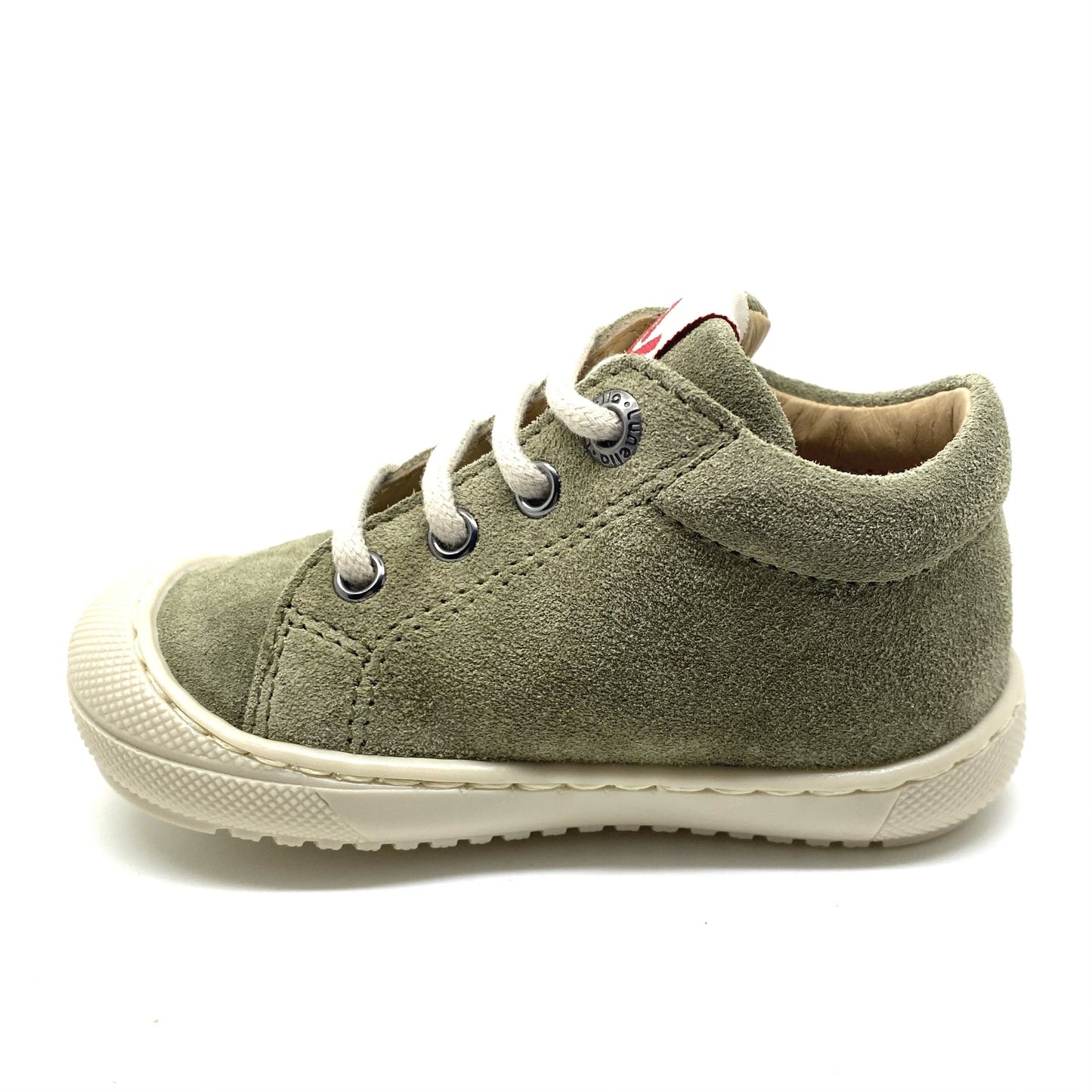 Lunella eerste stapper groen nubuck