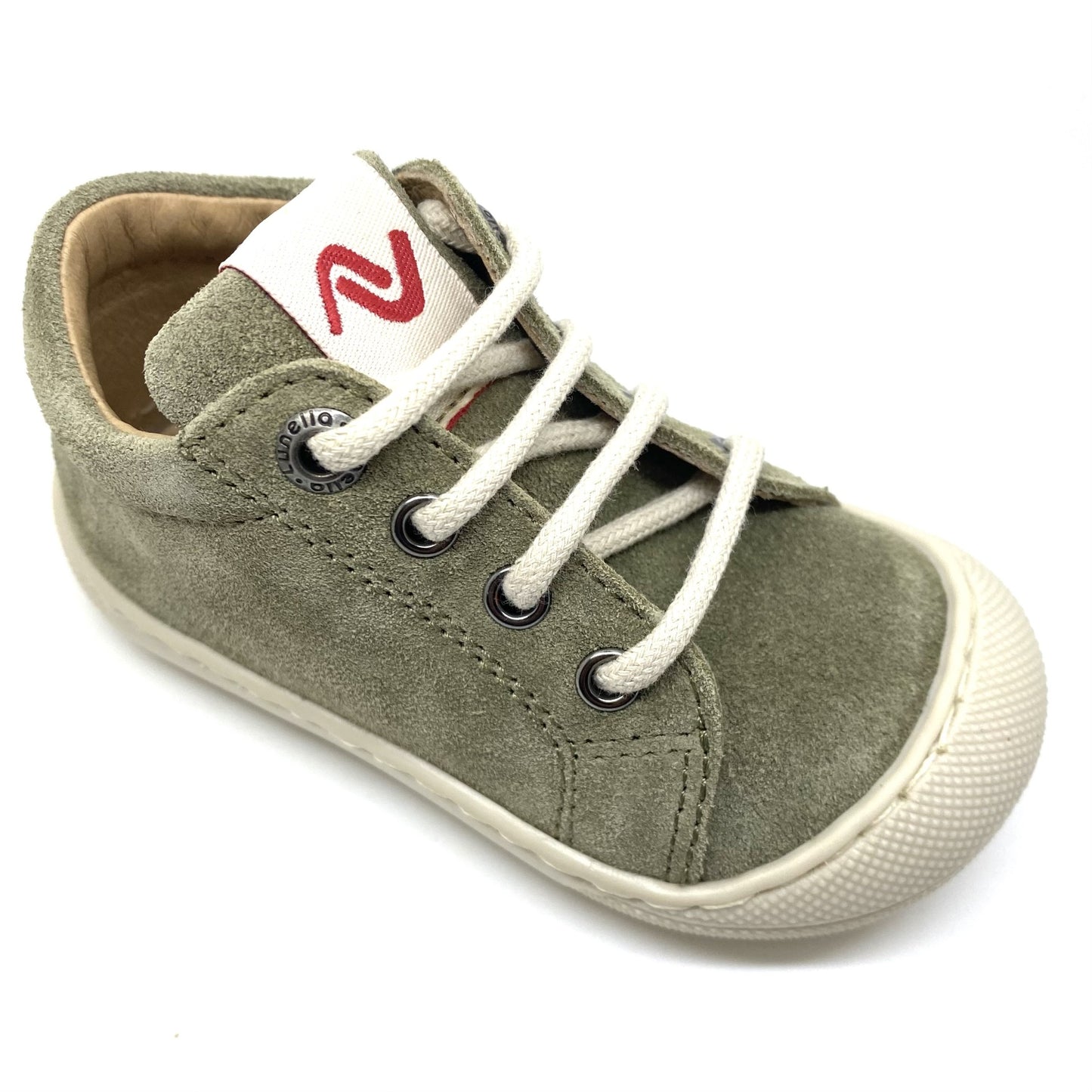 Lunella eerste stapper groen nubuck