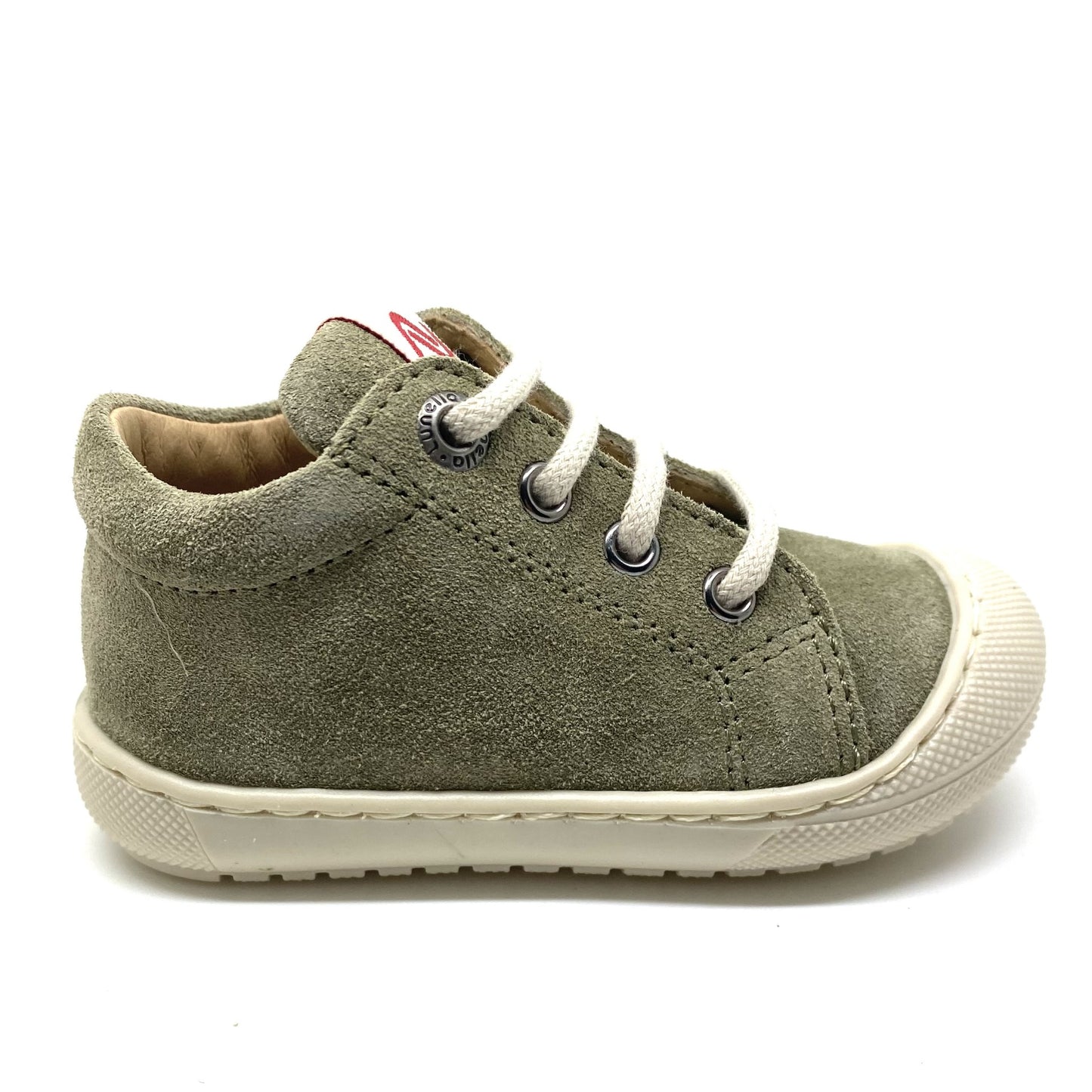 Lunella eerste stapper groen nubuck