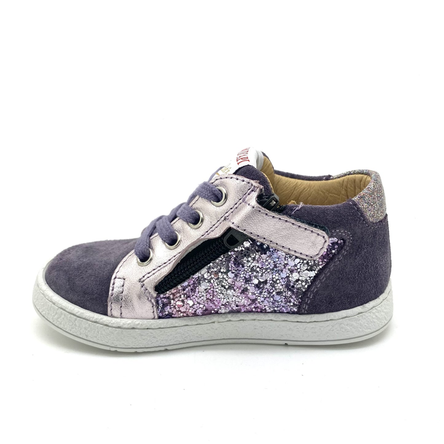 Pom D'Api paars glitter sneakertje