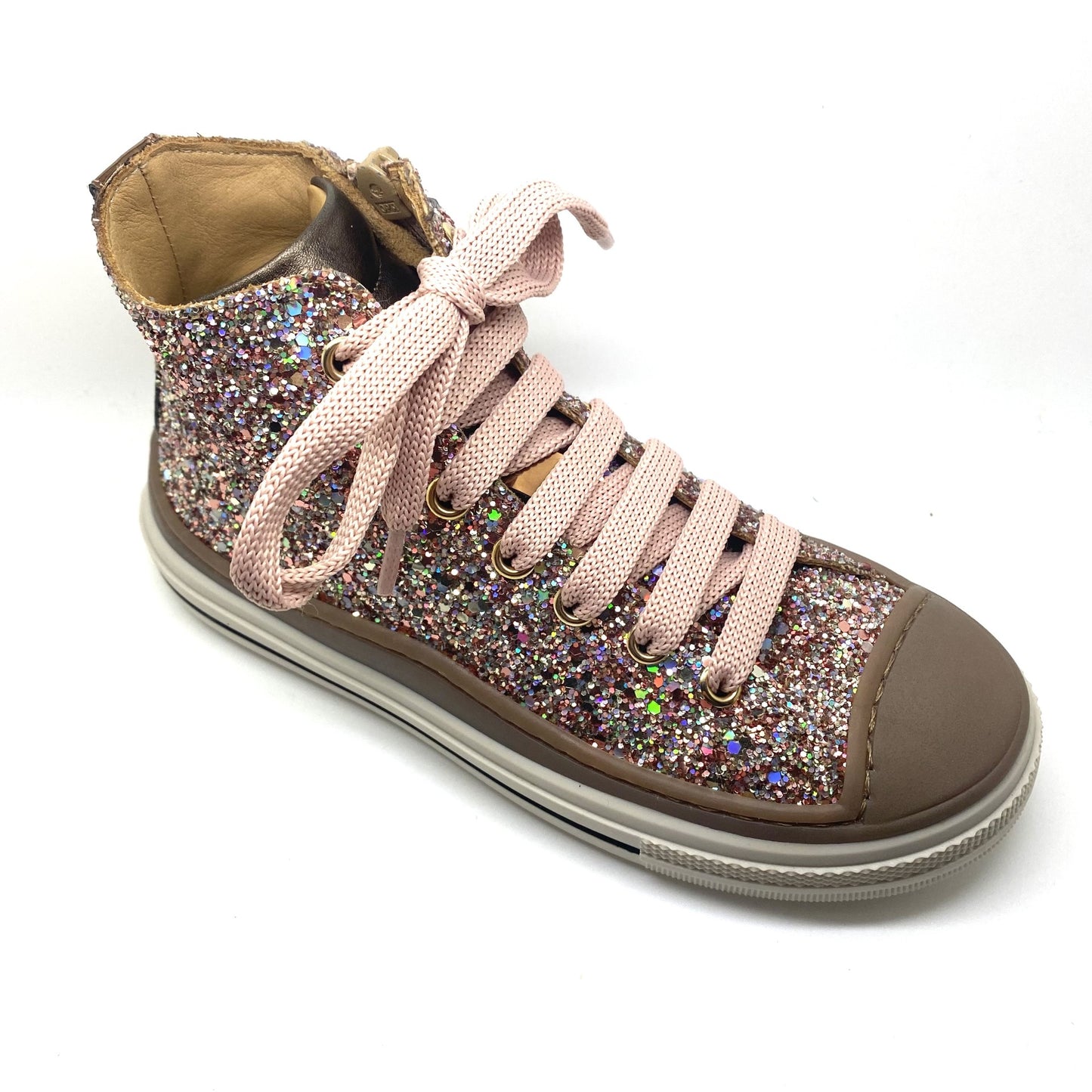 Zecchino D'oro roze glitter sneaker