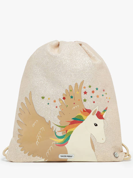 Jack Piers gym bag unicorn goud