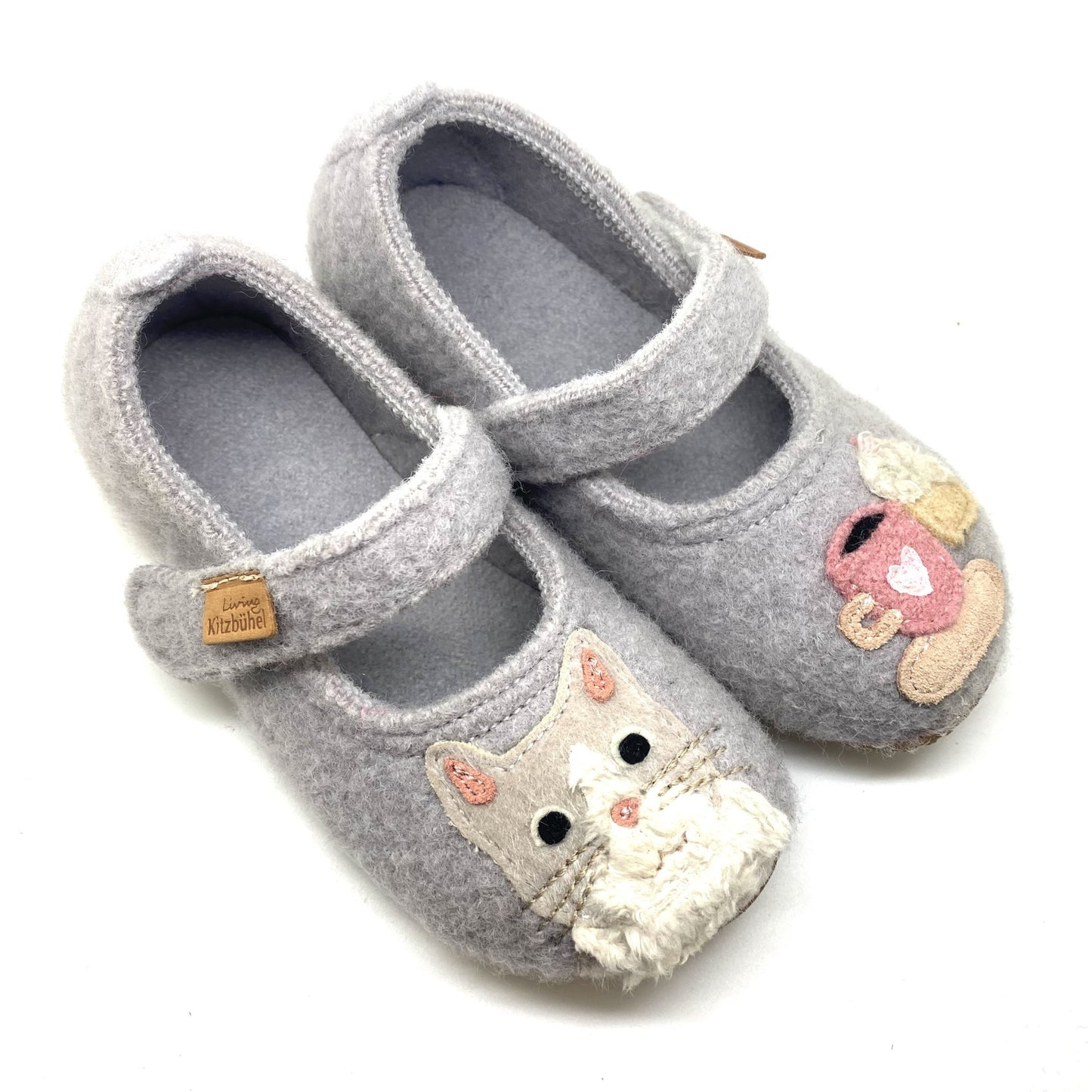 Kitzbühel pantoffel met poes en koffie