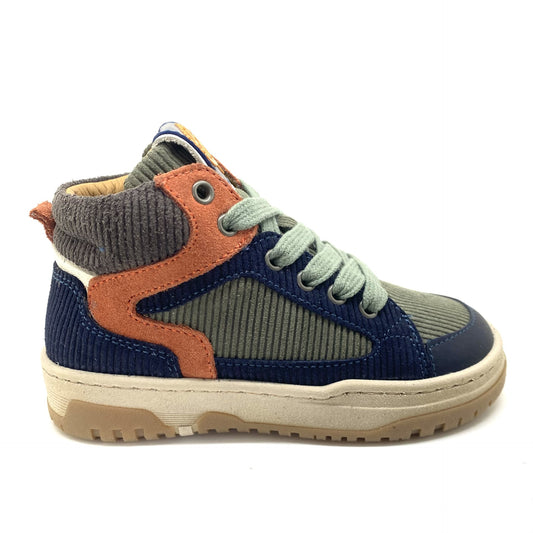 Stones and Bones KANTE sneaker kaki en blauw