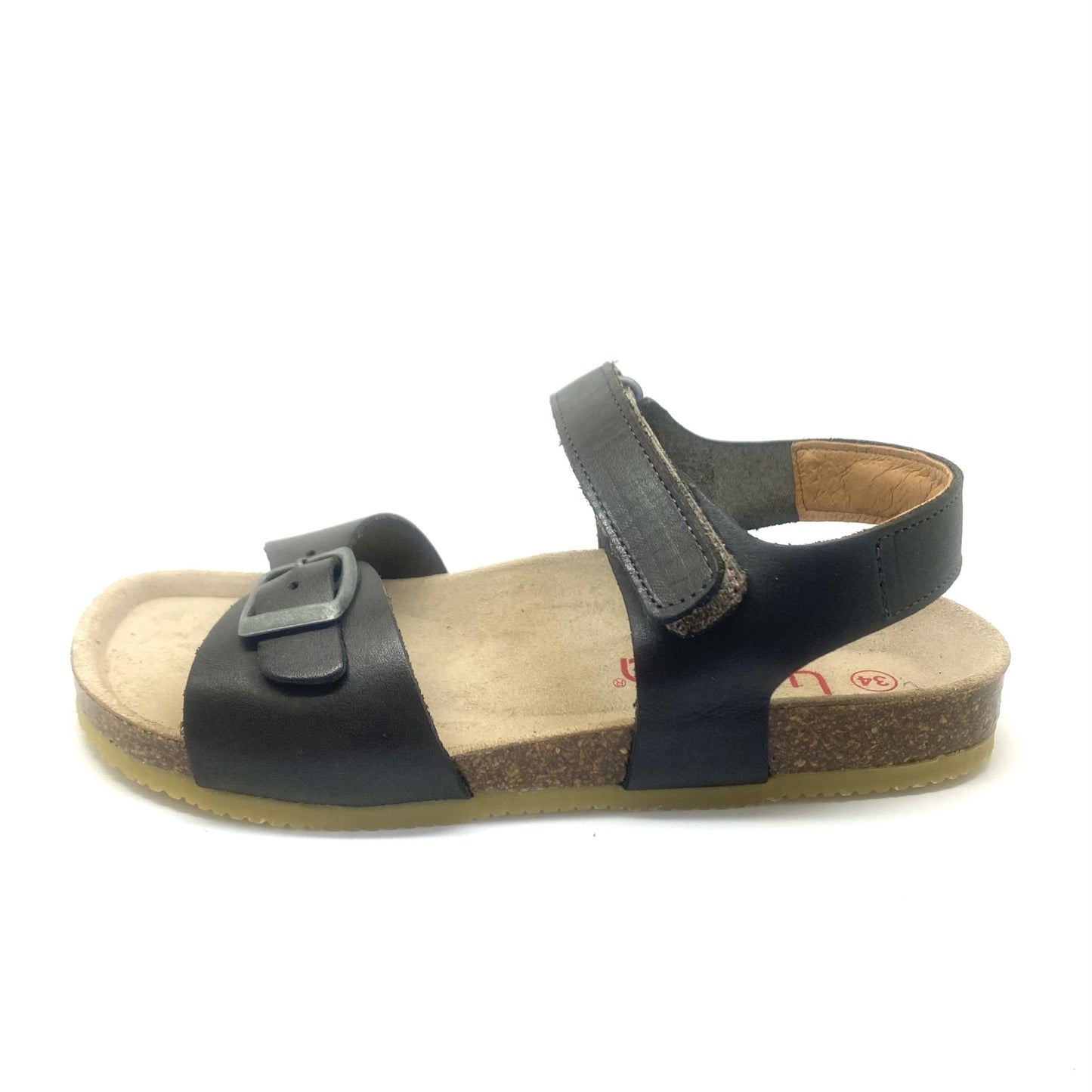 Lunella sandaal met voorgevormd voetbed olijf groen