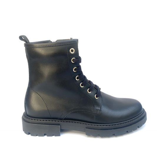 Lunella stoere veterbottine zwart