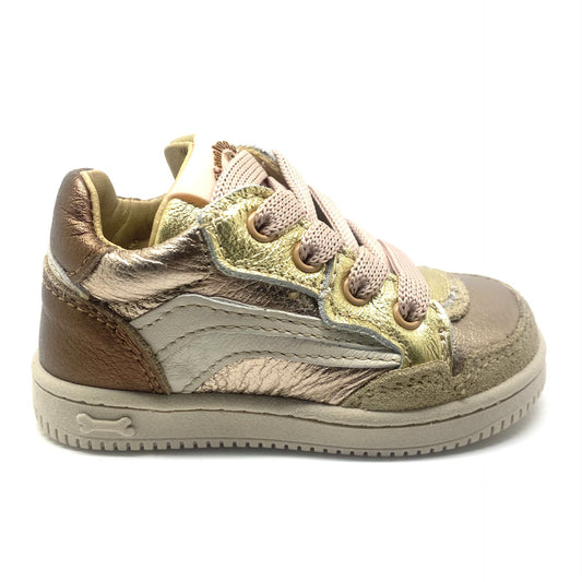 Stones and Bones NEED goud en nude sneaker