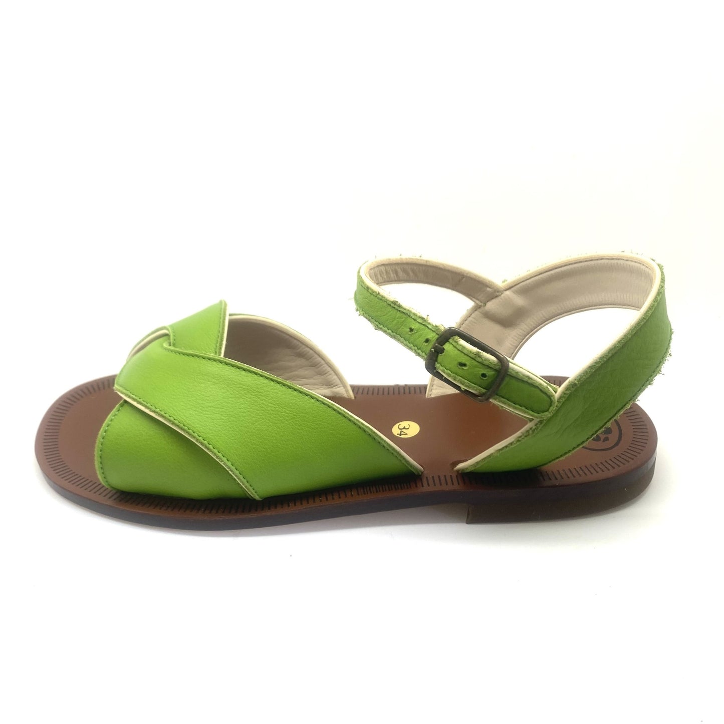 Pépé sandaal groen met gesp sluiting