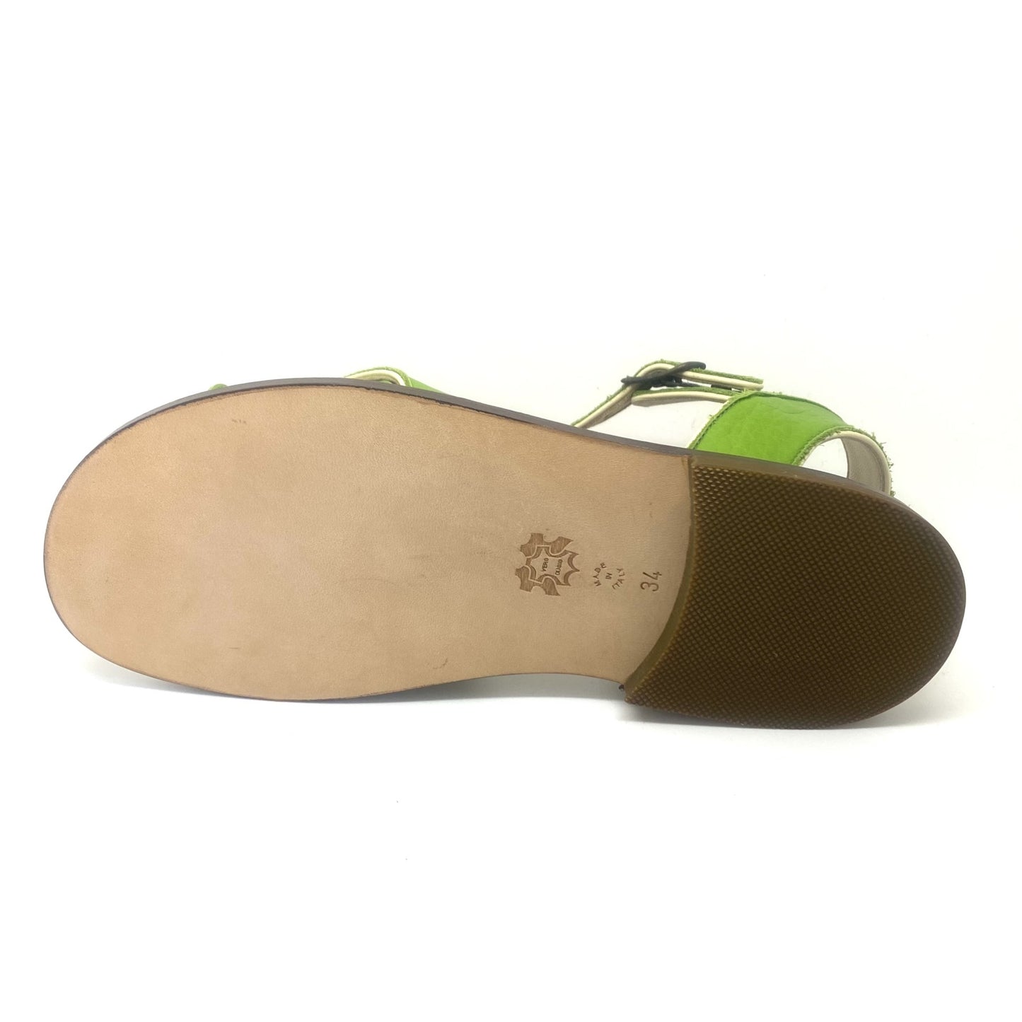 Pépé sandaal groen met gesp sluiting