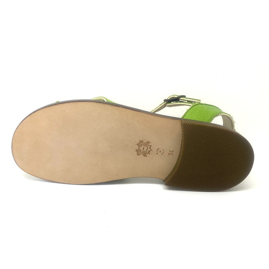 Pépé sandaal groen met gesp sluiting
