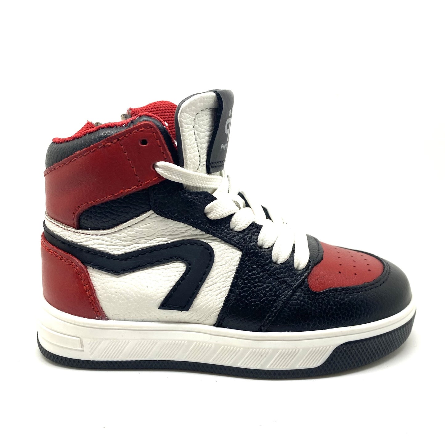 Pinocchio sneaker rood wit