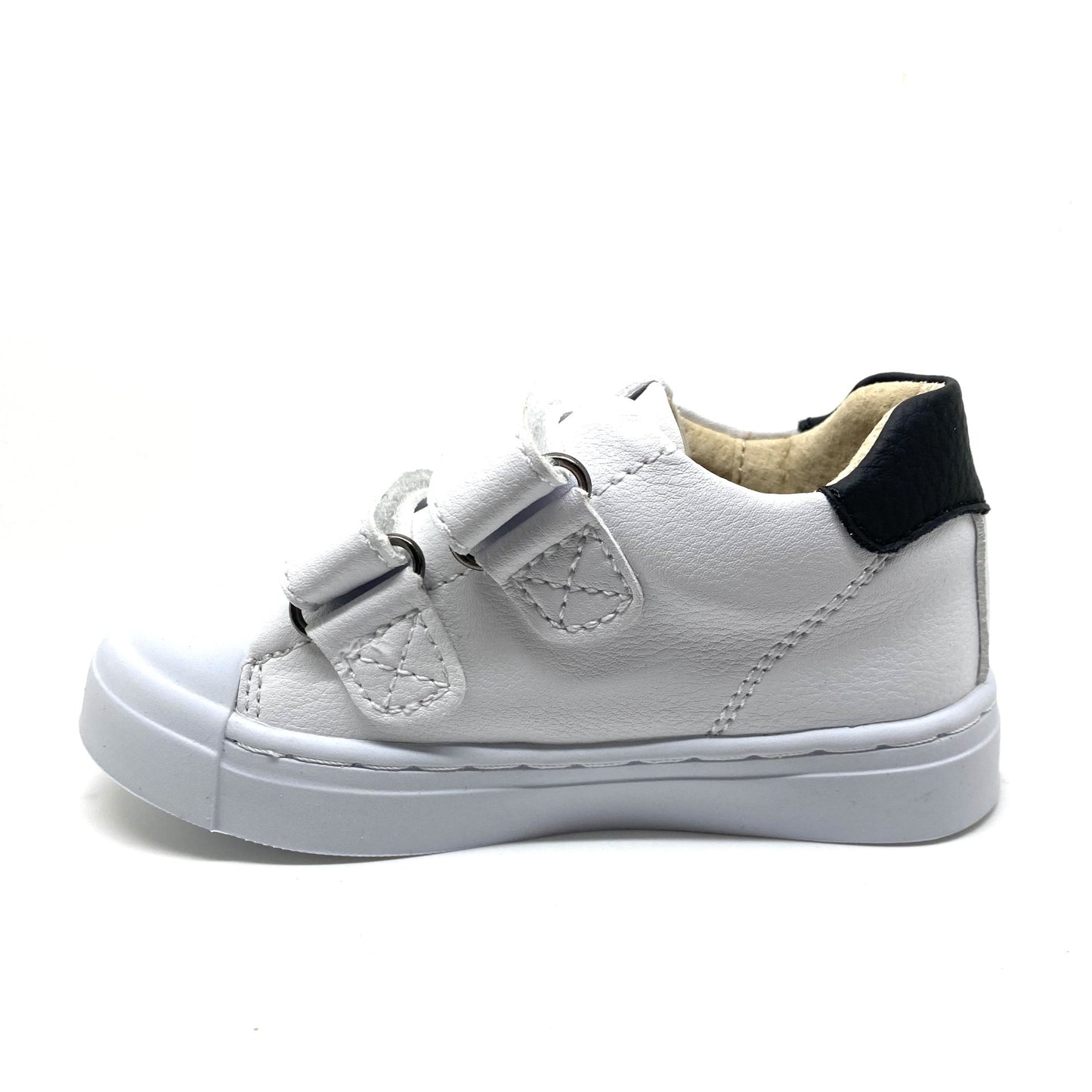 Shoesme sneaker met velcro blauwe strepen