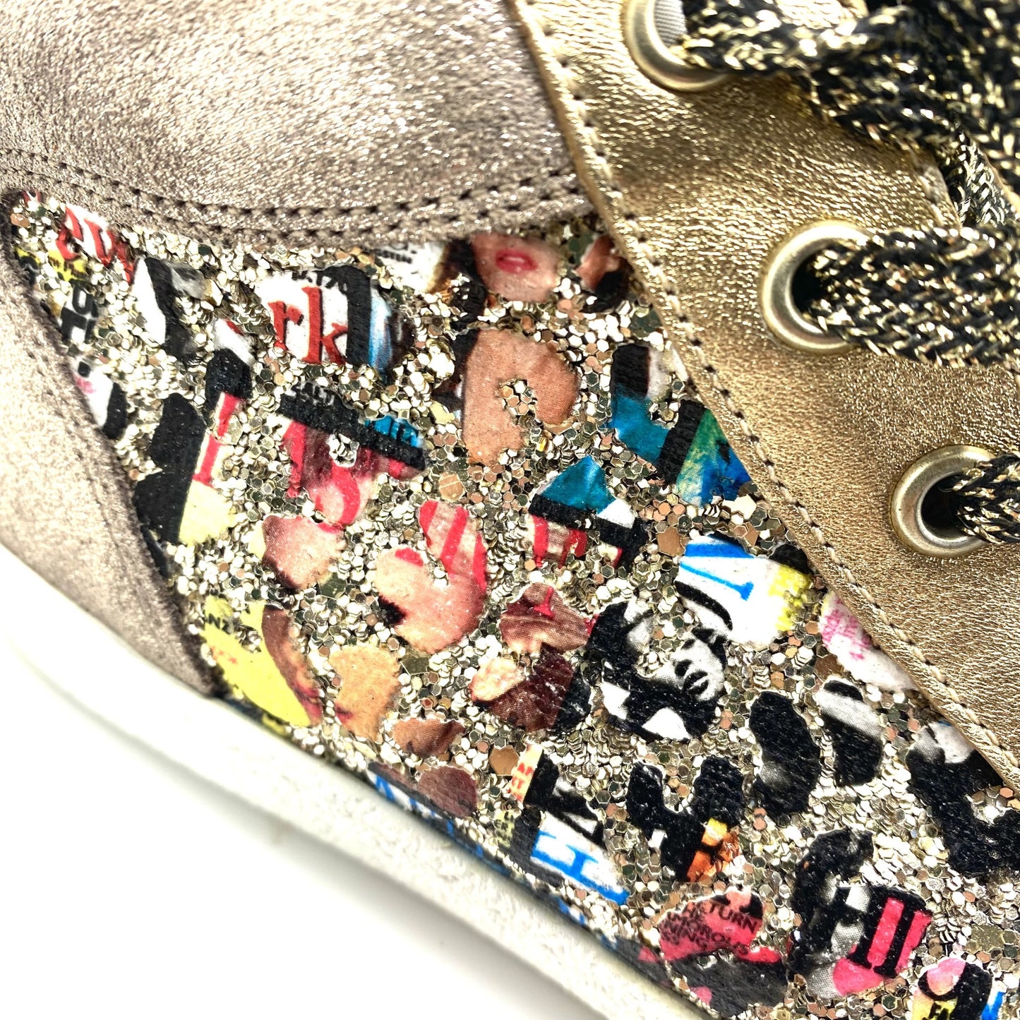 Pom D'api glitter sneaker