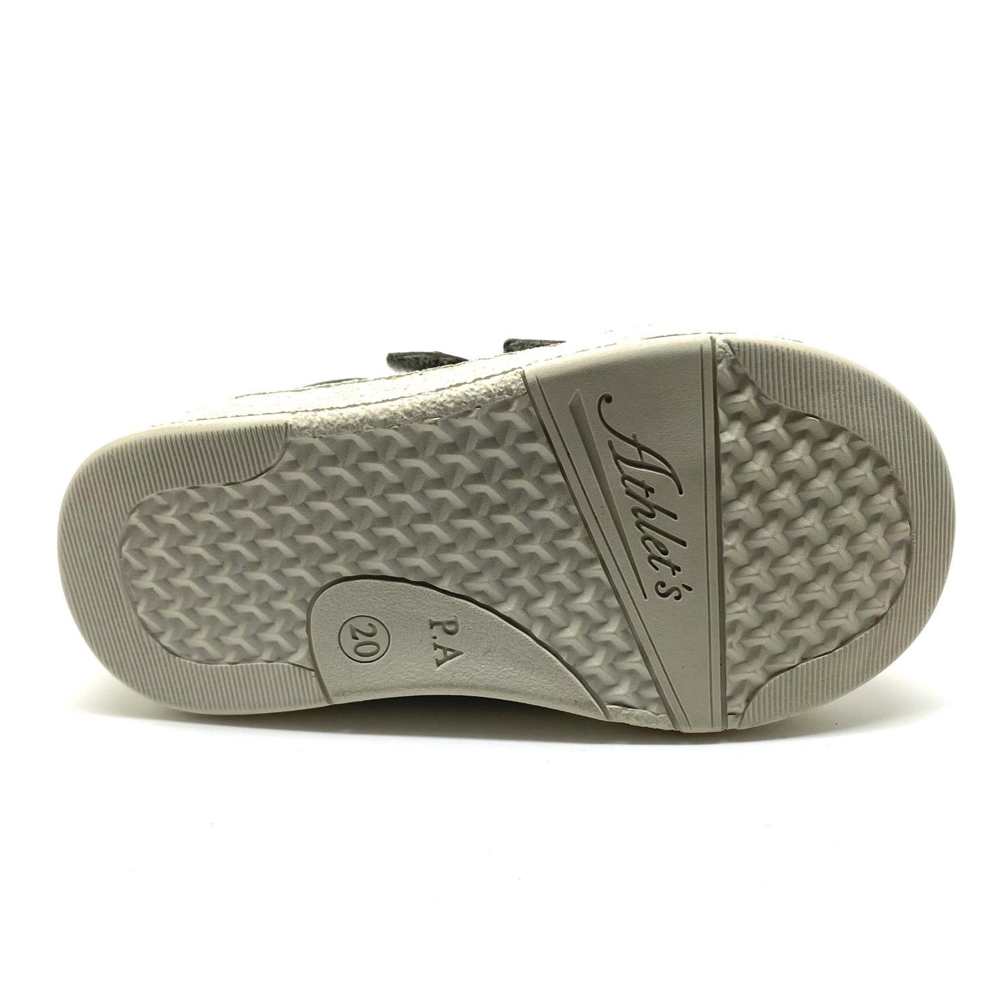 Pom D'api schoen kaki met 2 velcro's