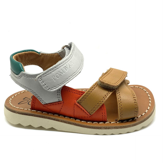 Pom D'Api sandaal met mooie kleurtjes.