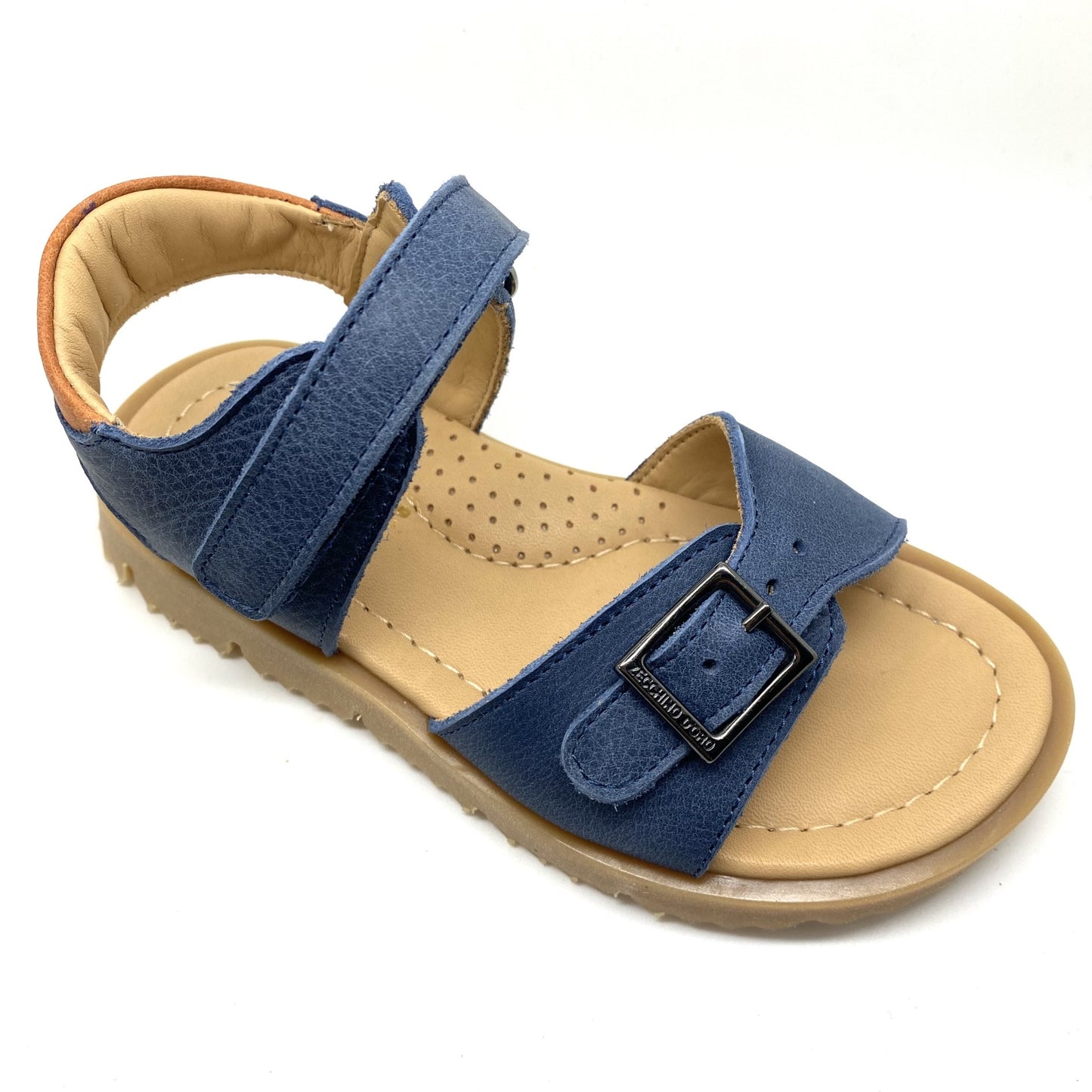 Zecchino D'or sandaal blauw met velcro