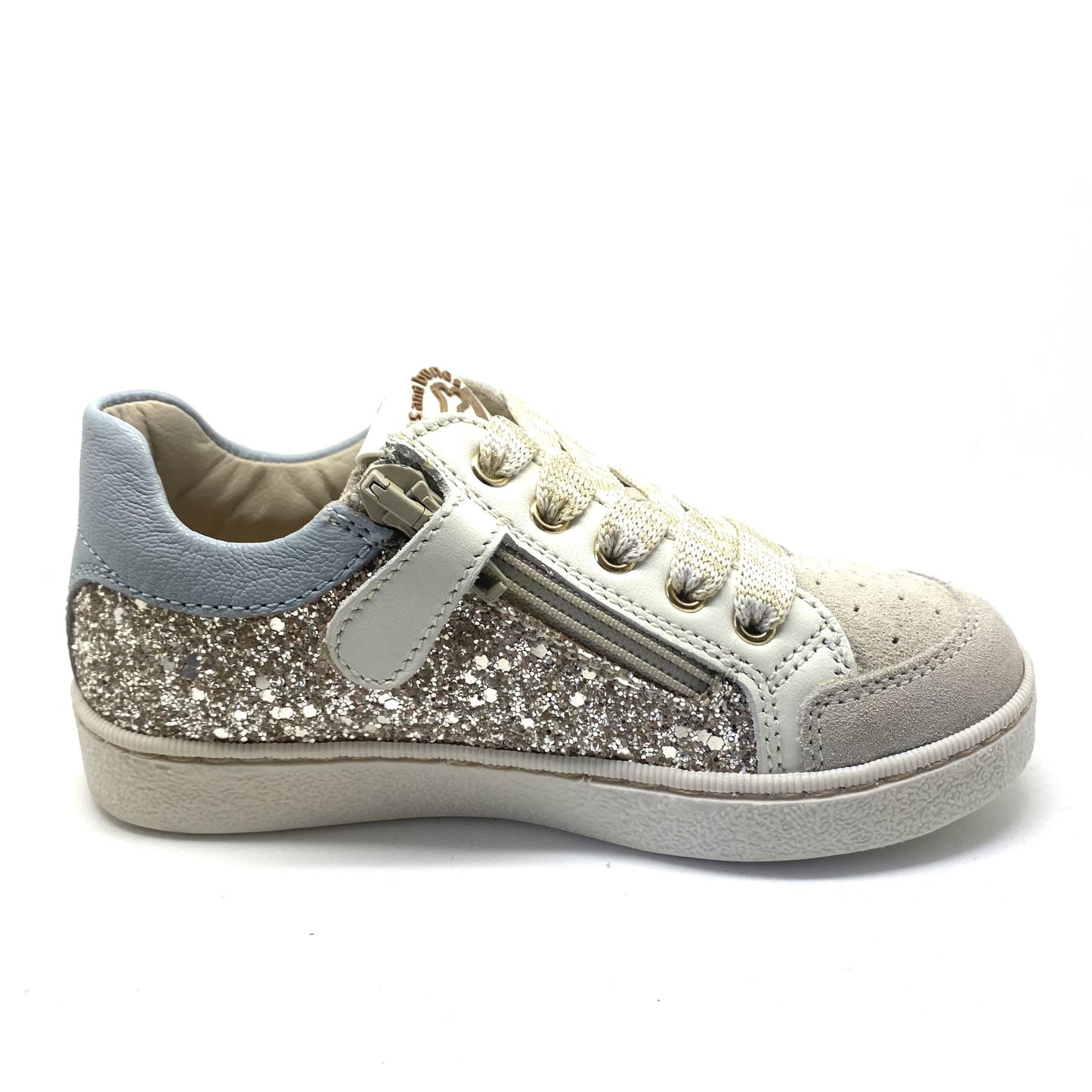 Stones and Bones lage sneaker met glitter.