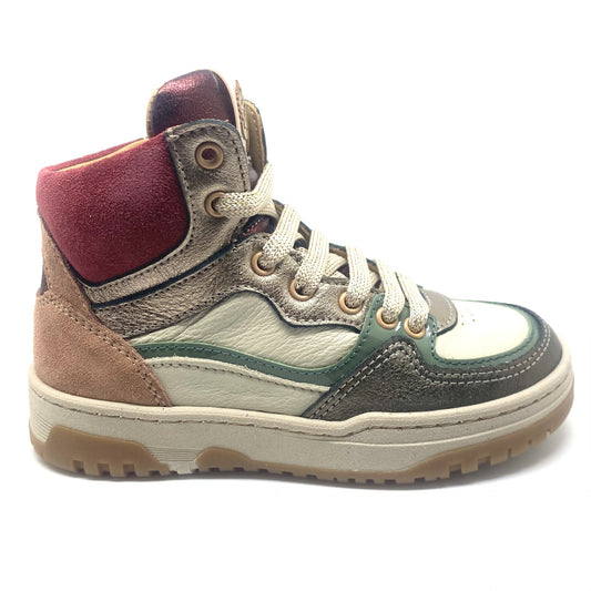 Stones and Bones KARIN hoge sneaker met mooie kleurencombinatie