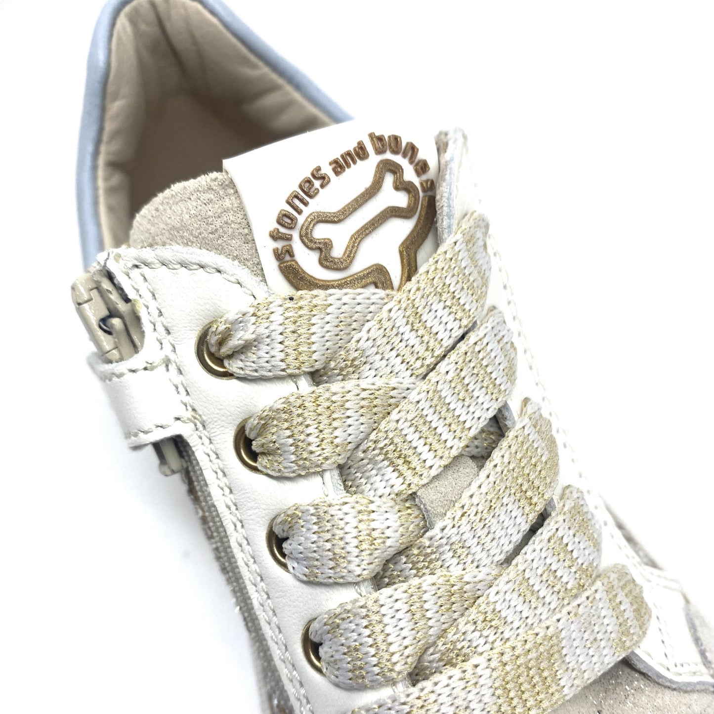 Stones and Bones lage sneaker met glitter.