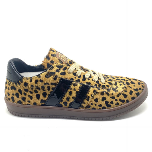 Hip lage sneaker leopard print