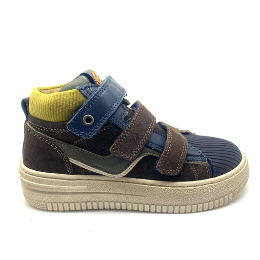 Stones and Bones MUNCH sneaker met velcro en rubberen tip