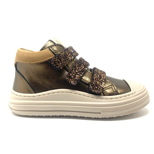 Lunella velcro schoen met glitter