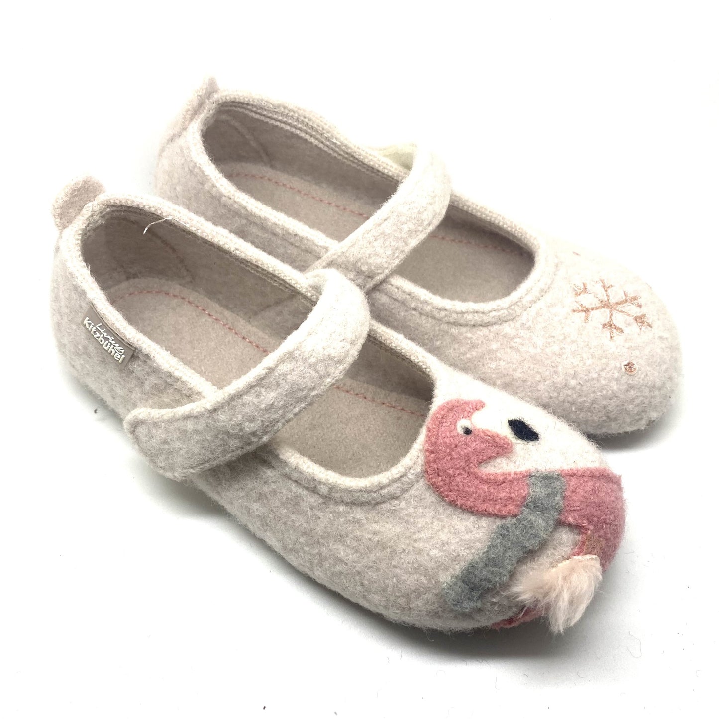 Kitzbühel ballerina pantoffel met flamingo