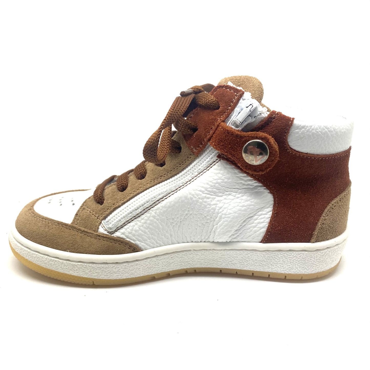 Zecchino D'oro sneaker bruin wit.